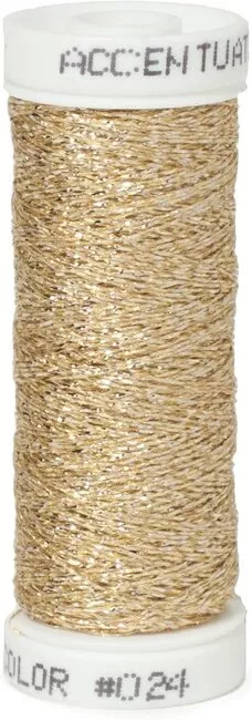#024 - Tan - Accentuate Metallic Thread (Blending Filament)