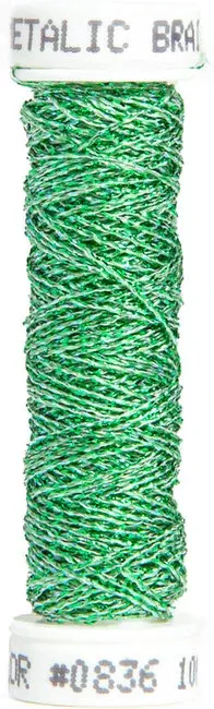 #0836 - Au Ver A Soie Metallic Braid Size 4