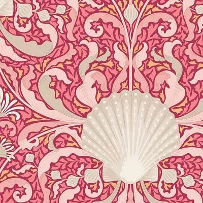100321 CB Scallop Shell-Coral-Coral
