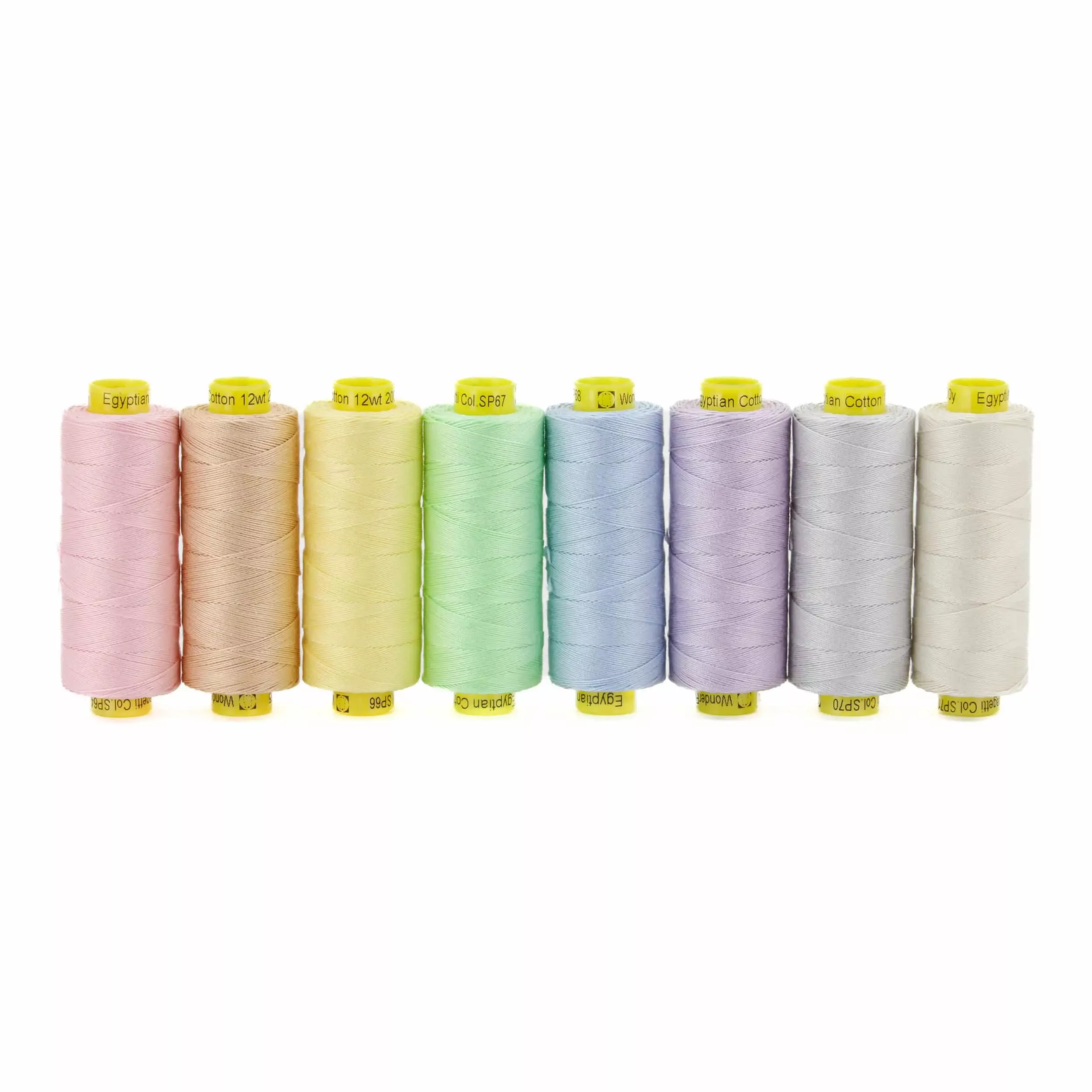 12 wt Cotton Thread Set - Wonderfil Spagetti Frostings