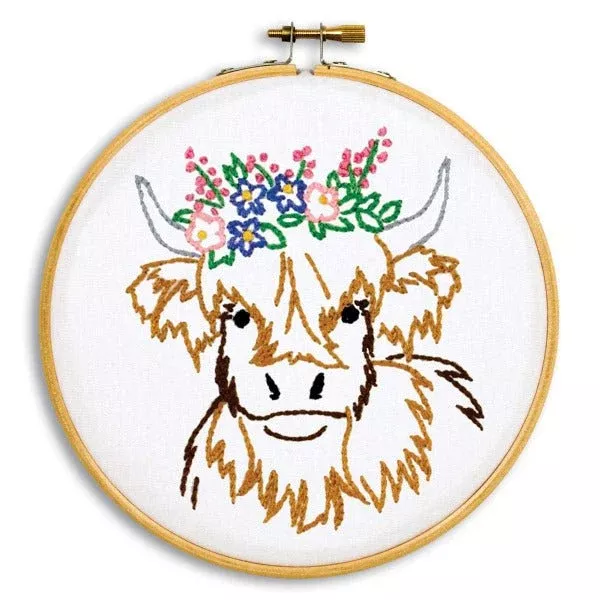 6" Hoop Kit - 4096-973 Highland Cow