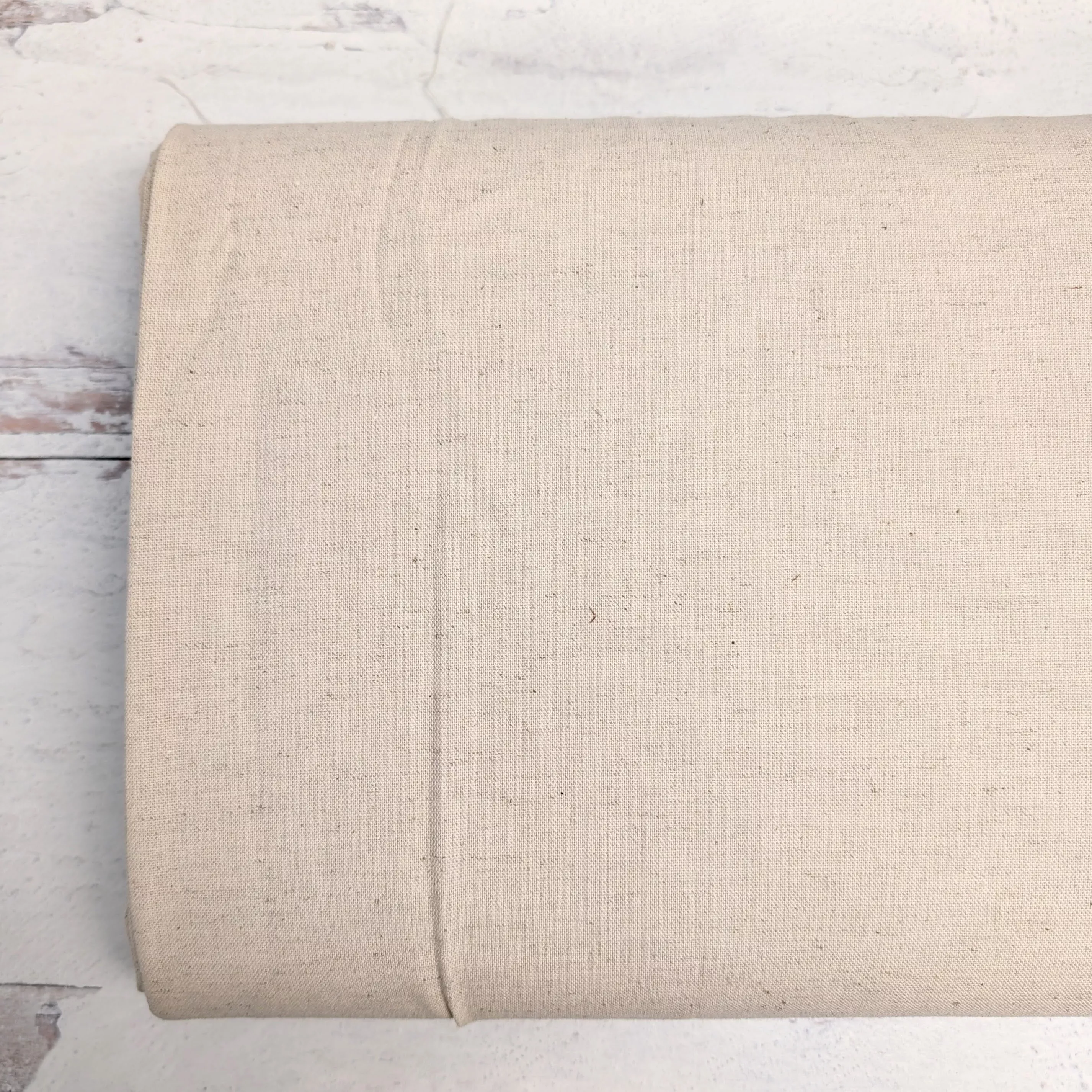 60 Inch Wide Cotton Linen Blend Canvas - Natural (ZT52CF01)