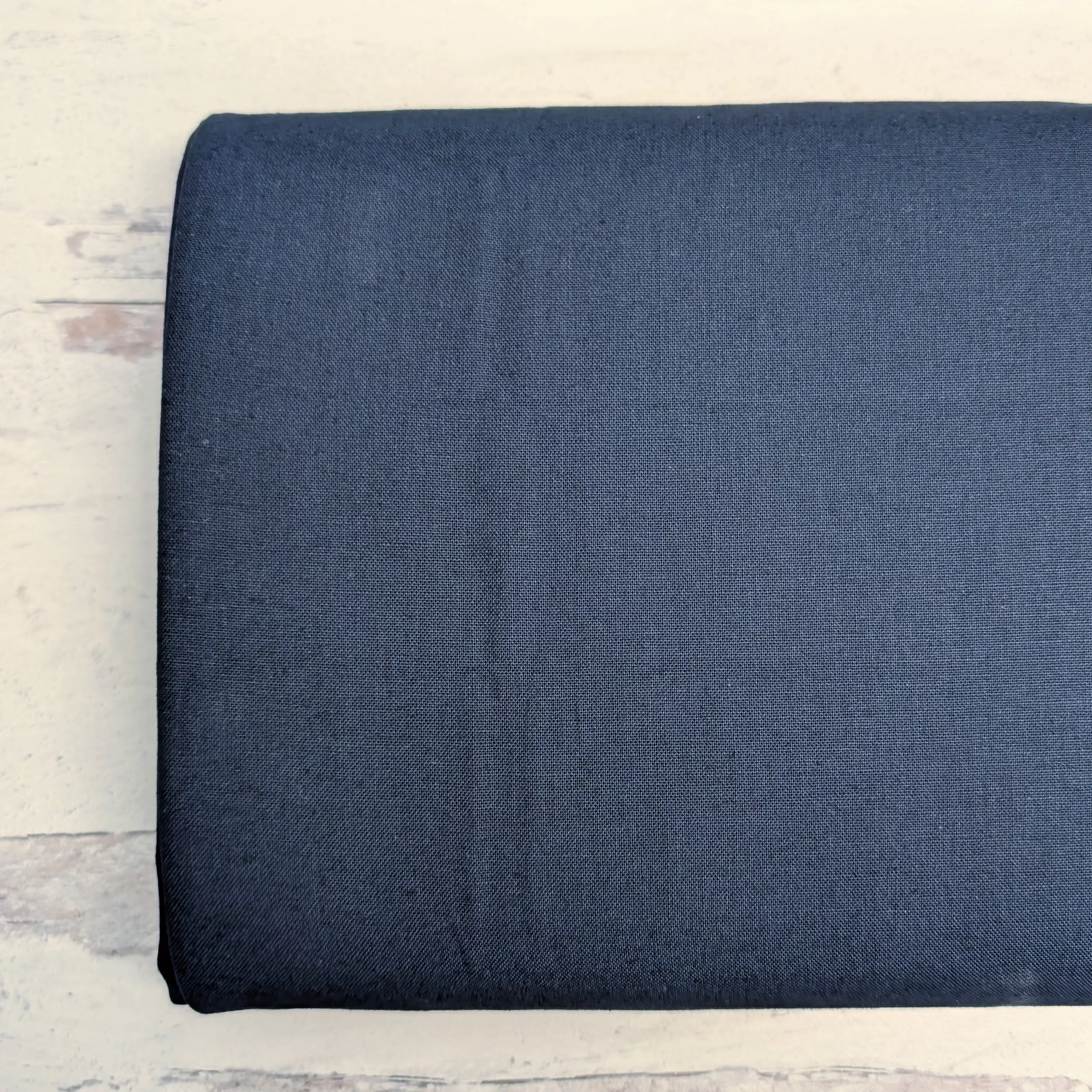 60 Inch Wide Cotton Linen Blend Canvas - Navy (ZT52CF08)