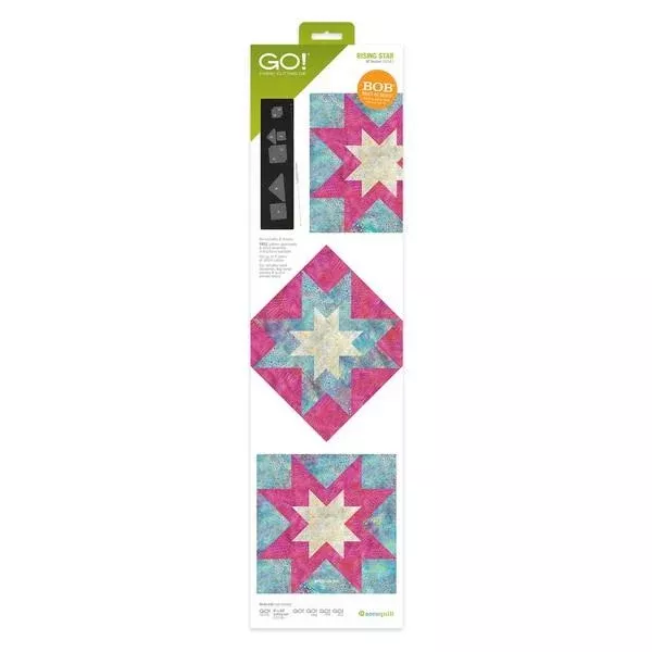 Accuquilt Rising Star block on Board Die