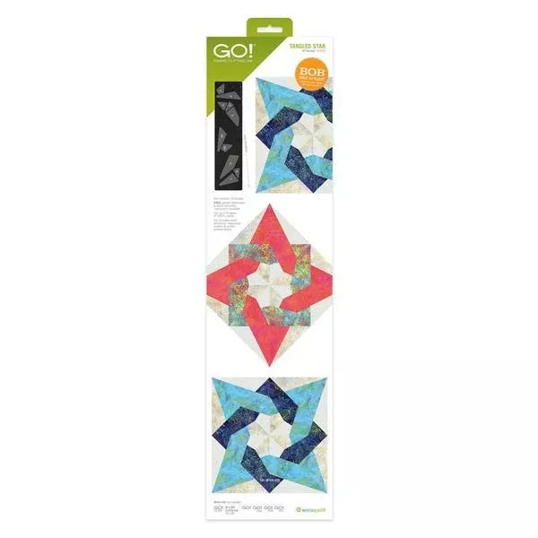 Accuquilt Tangled Star Block on Board Die