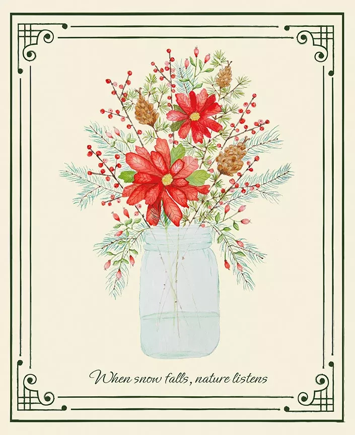 Adel in Winter Panel by Sandy Gervais Design