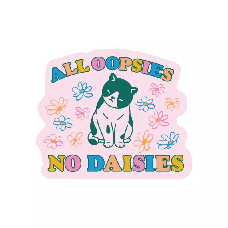 All Oopsies Cat Vinyl Sticker