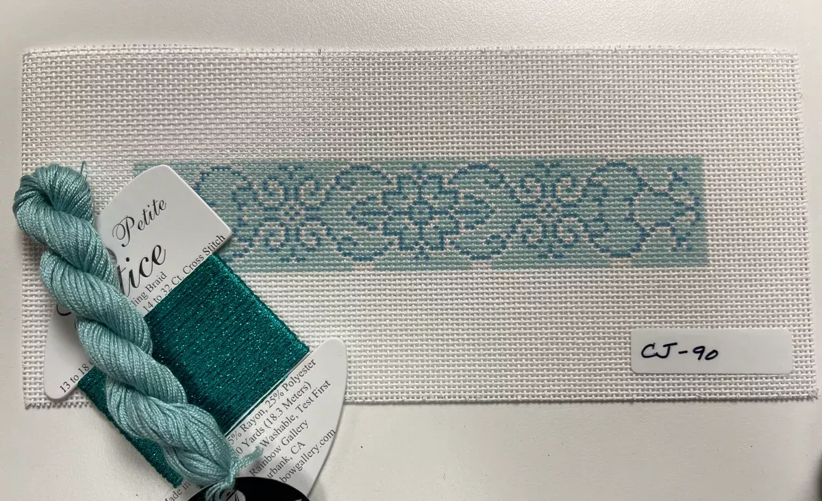 Aqua Floral Scroll Cuff Kit - CJ90