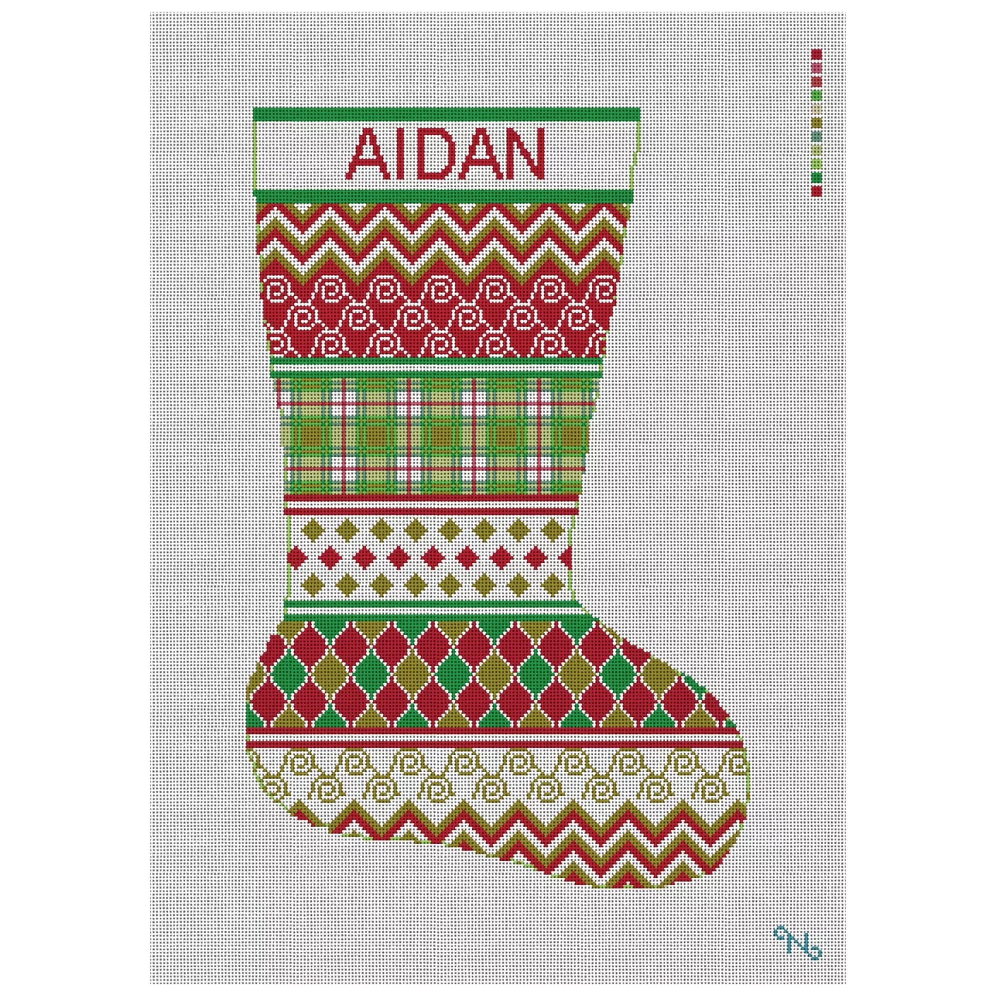 Avesta Personalized Needlepoint Stocking Kit