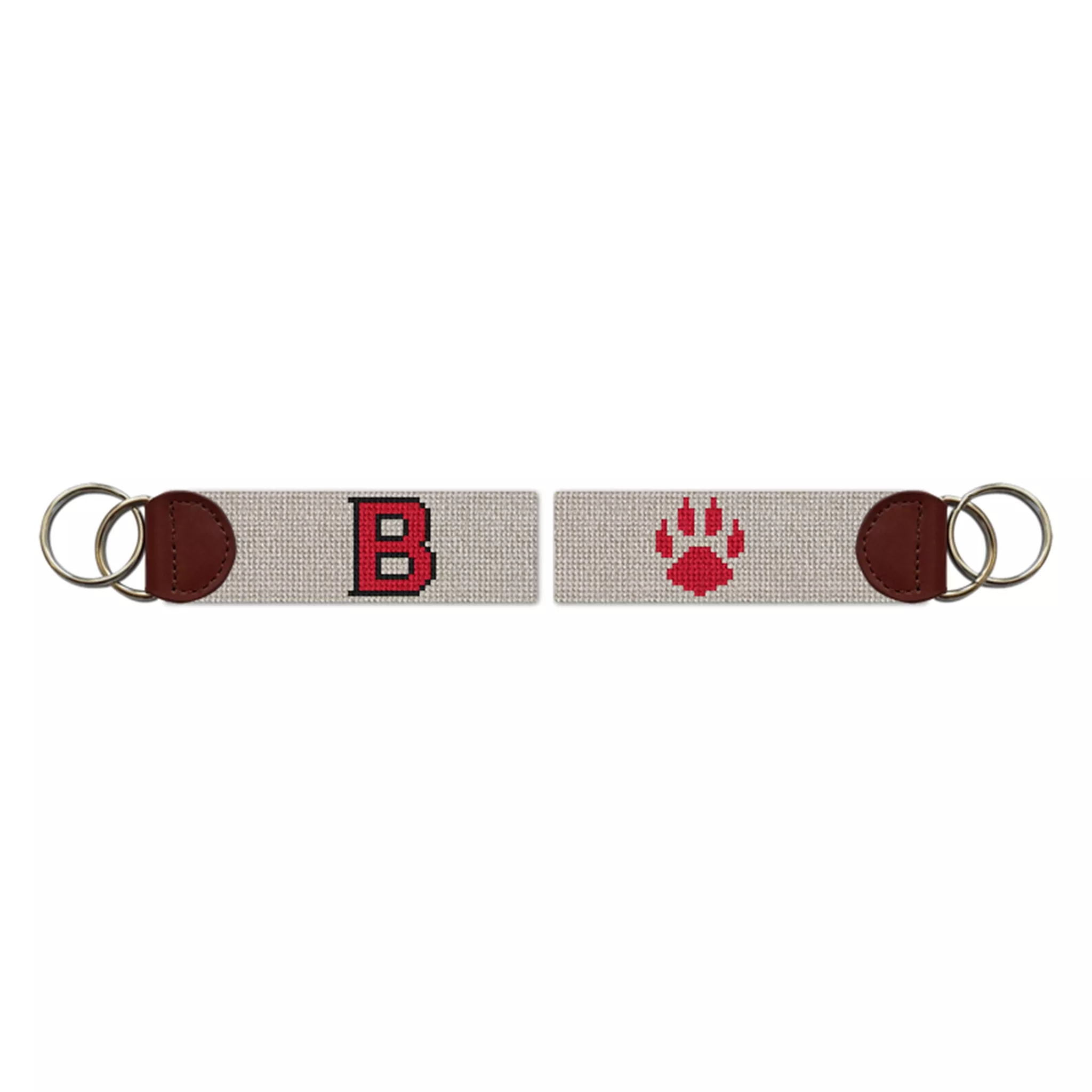 Bates College Needlepoint Key Fob