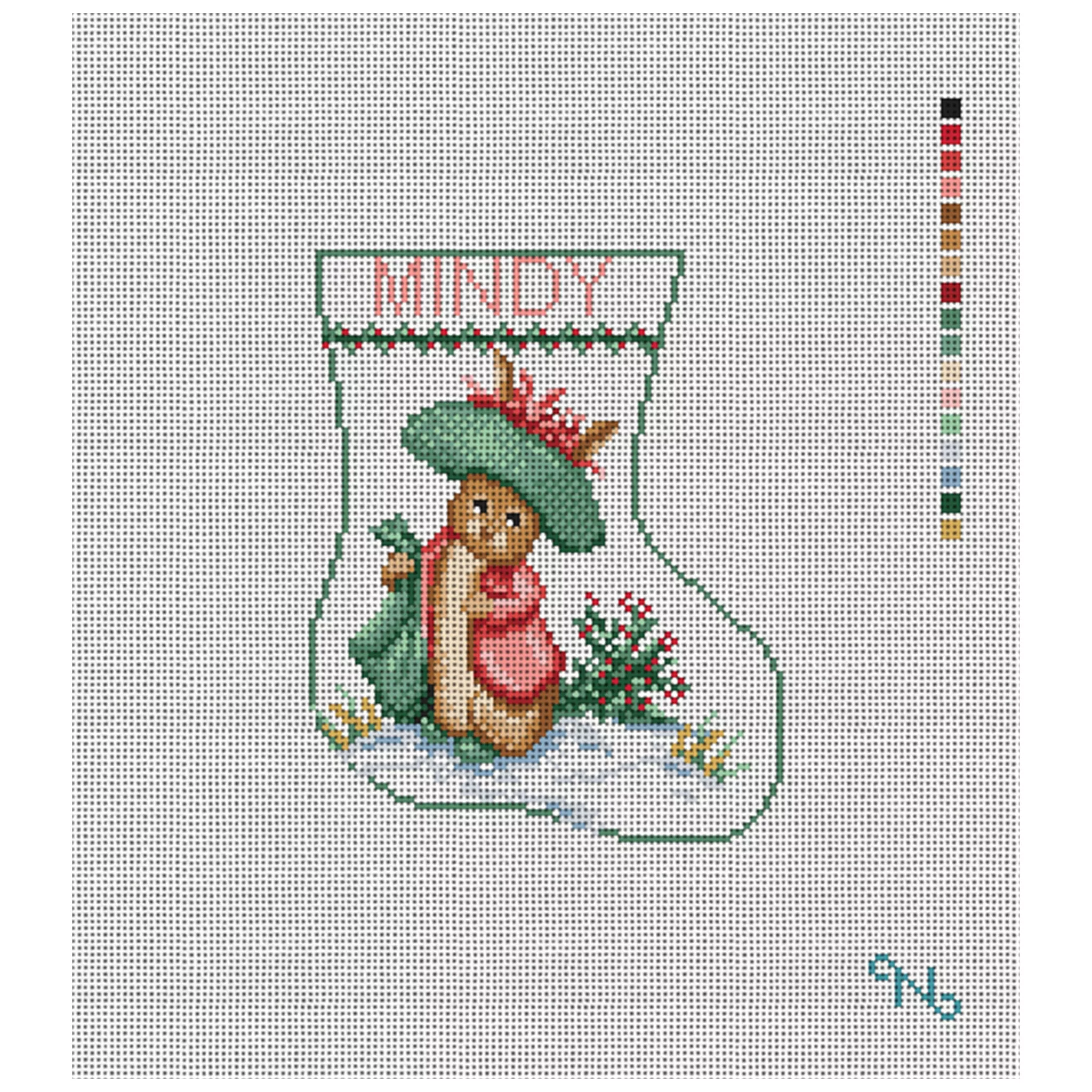 Benjamin Bunny Mini Stocking Needlepoint Kit