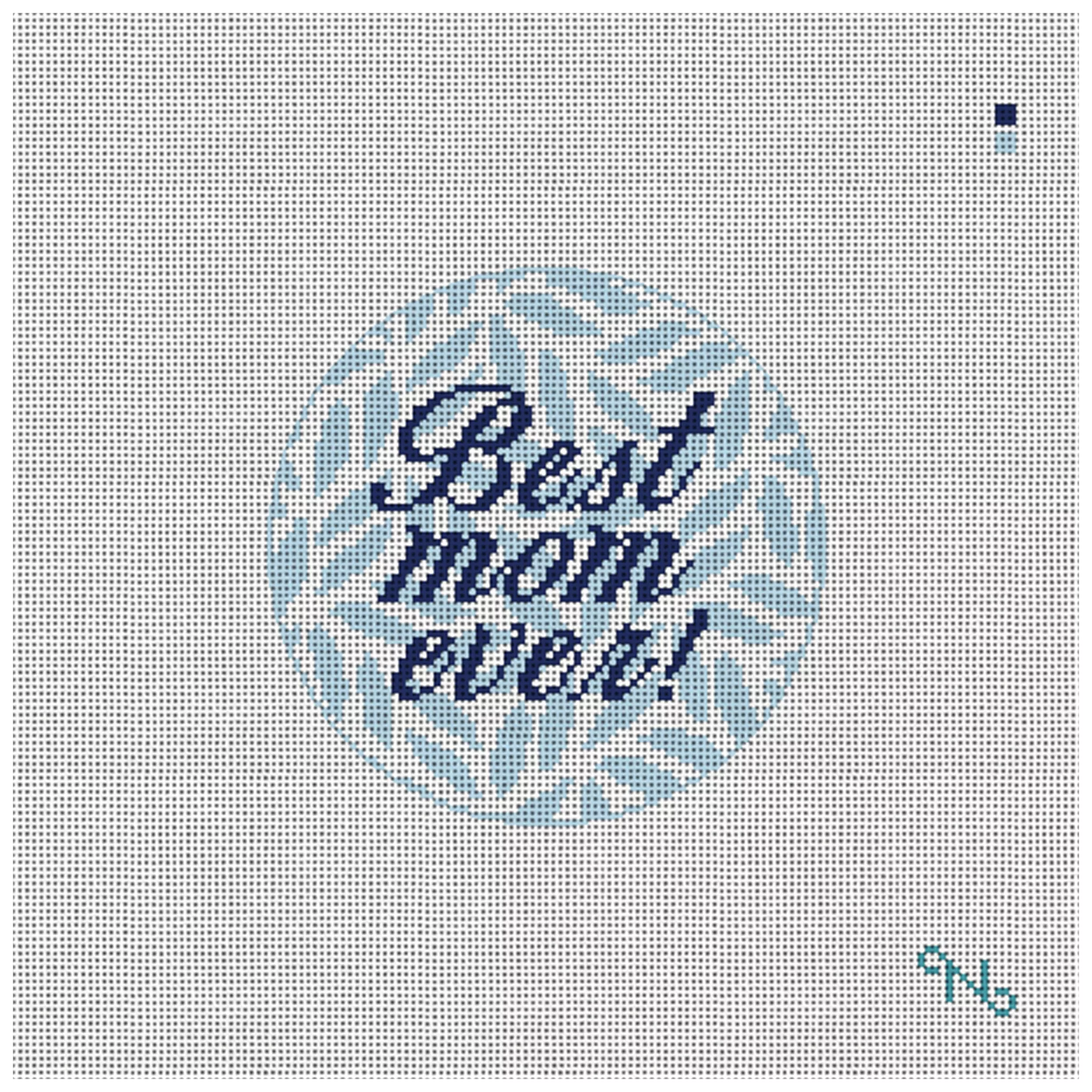 Best Mom Ever Needlepoint Ornament Kit