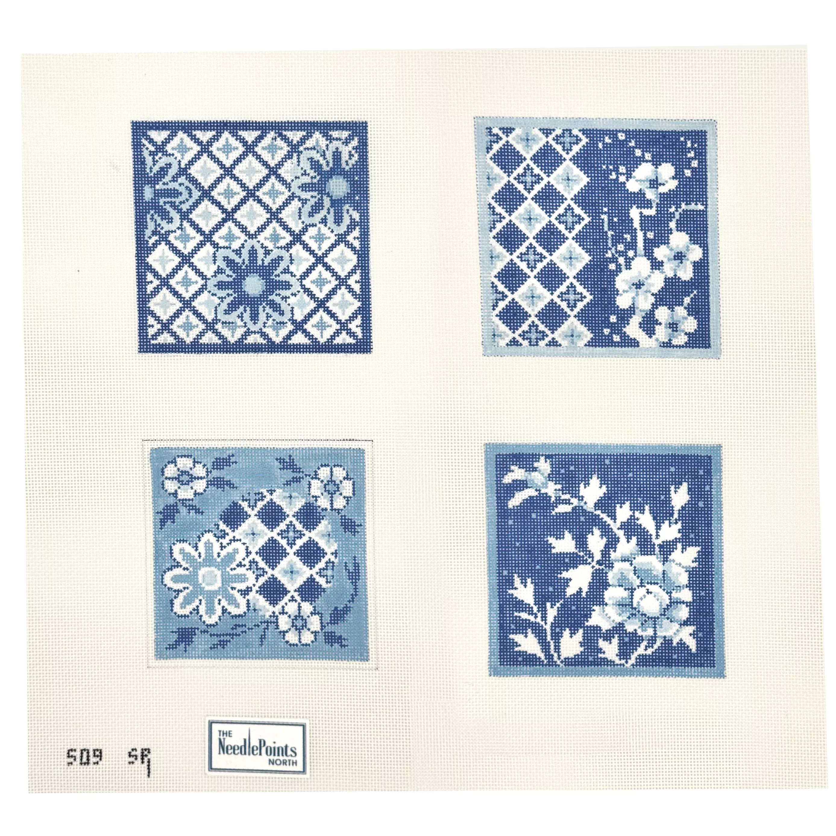 Blue Coaster Set