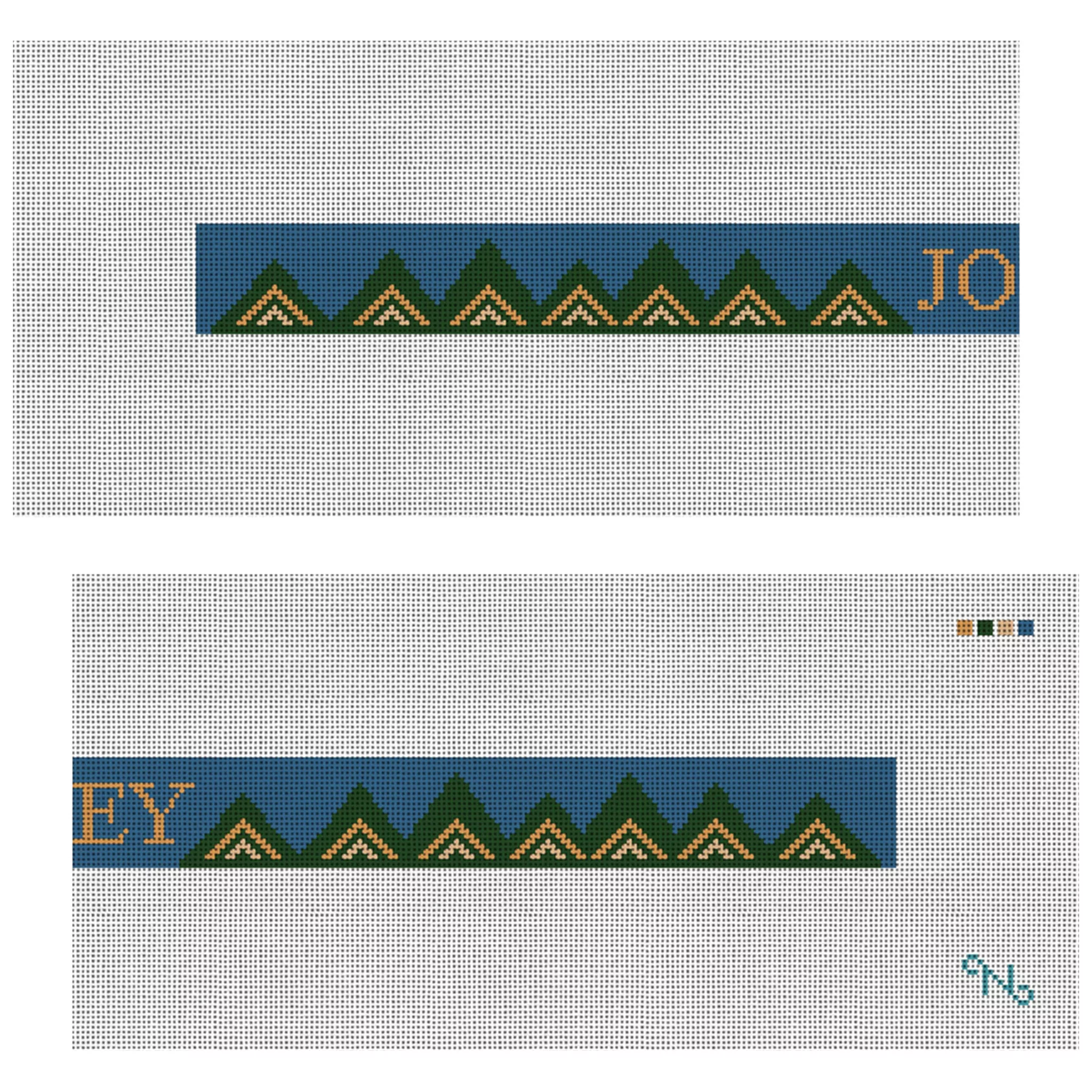 Blue Sky Needlepoint Dog Collar Kit