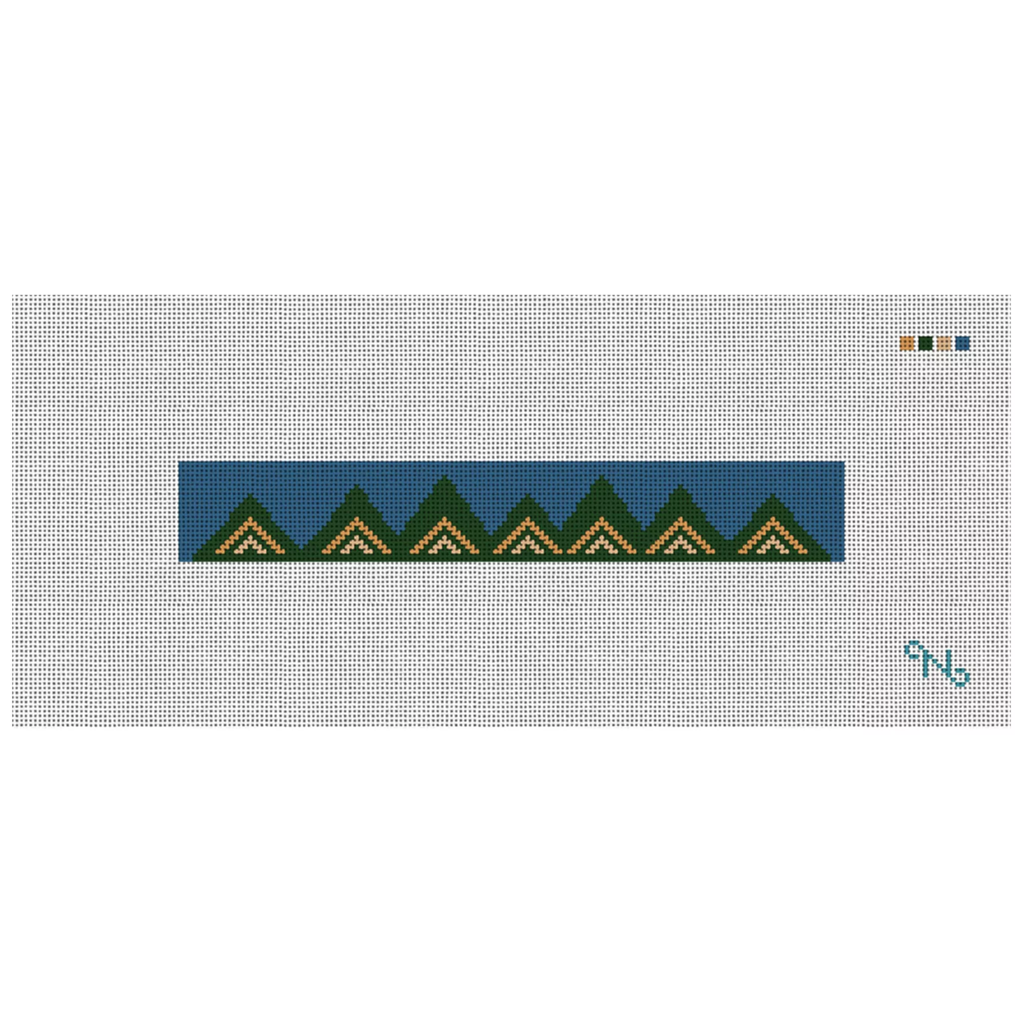 Blue Sky Needlepoint Key Fob Kit