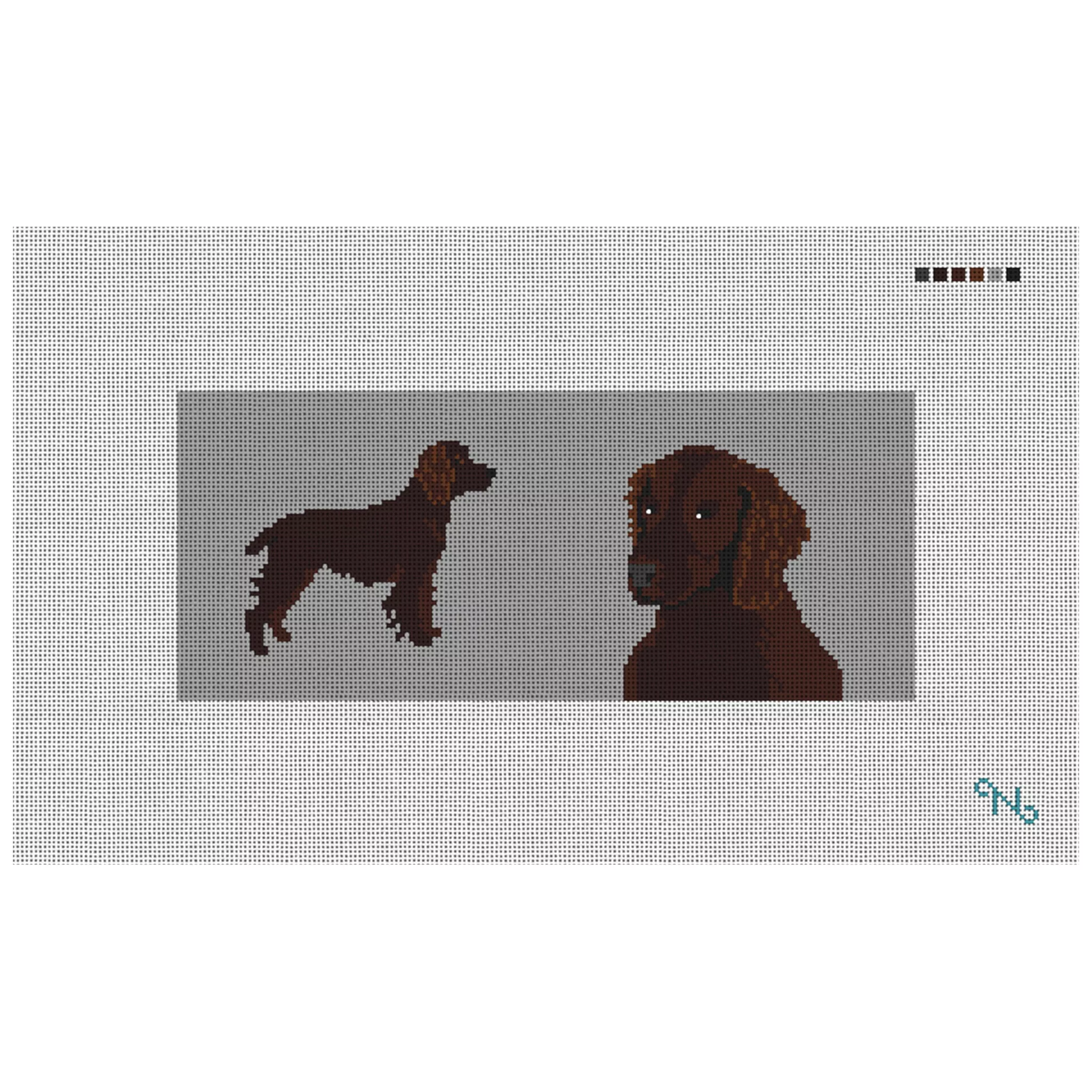 Boykin Spaniel Needlepoint Flask Kit