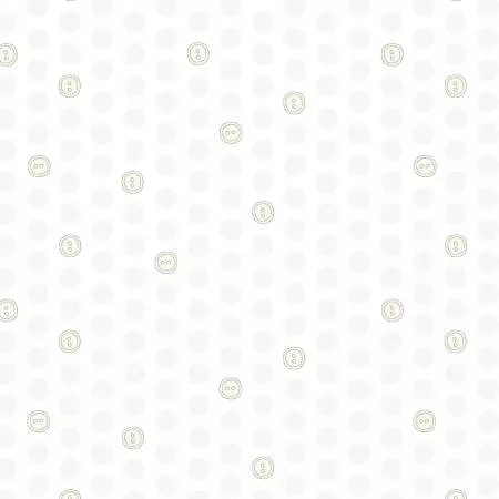 Bubbie's Buttons & Blooms - White Button Dots