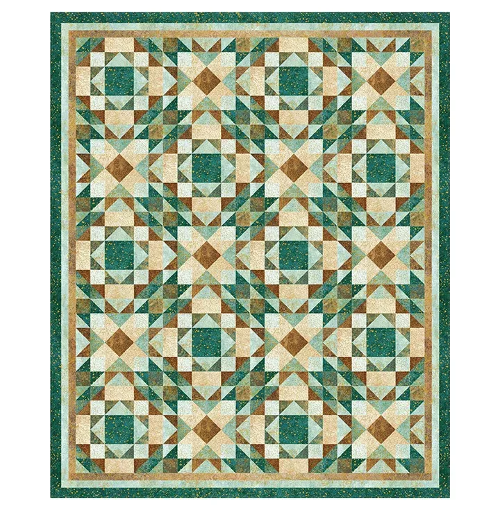 Cactus Flowers Quilt Pattern