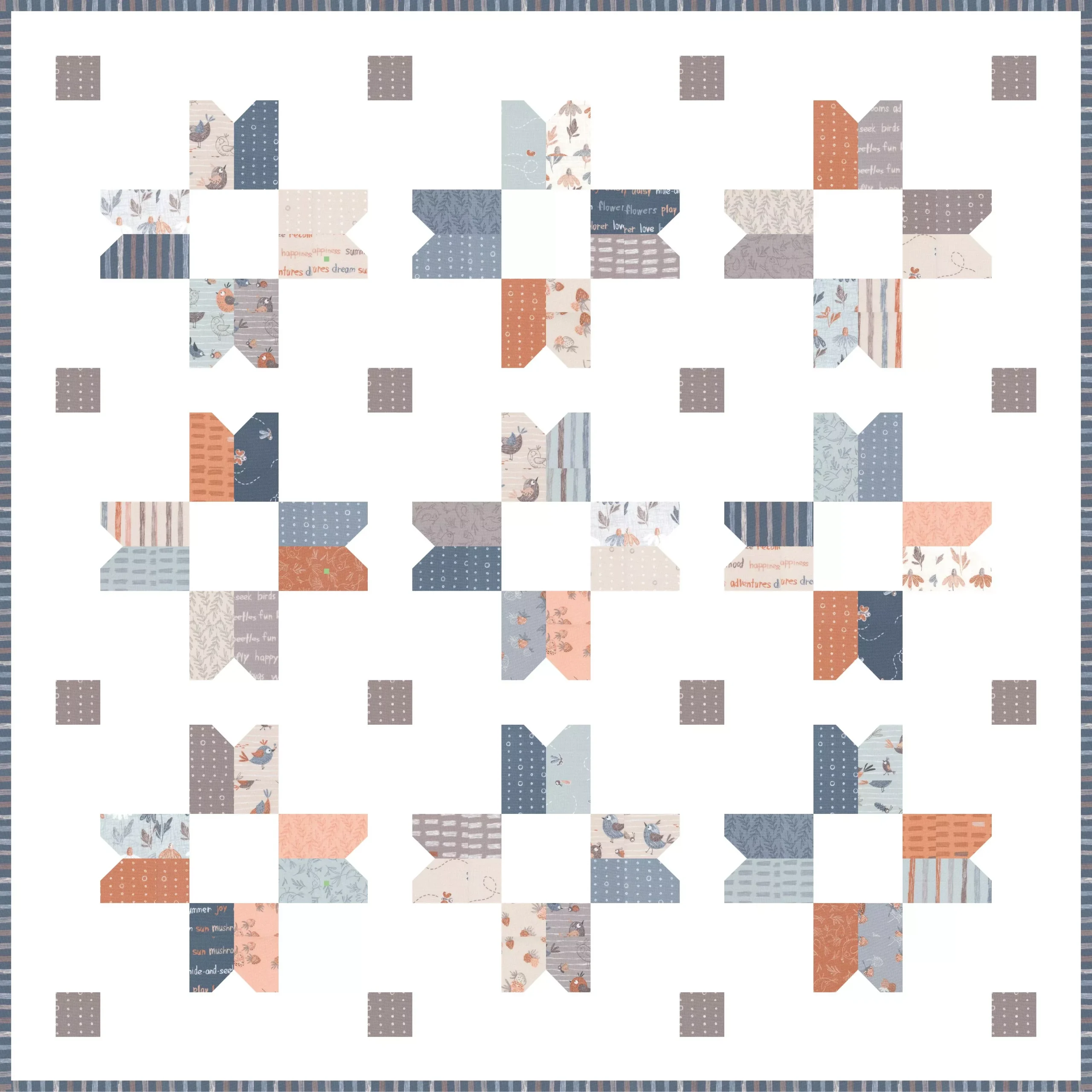 Chirp by Elena Amo - Judson Quilt Kit
