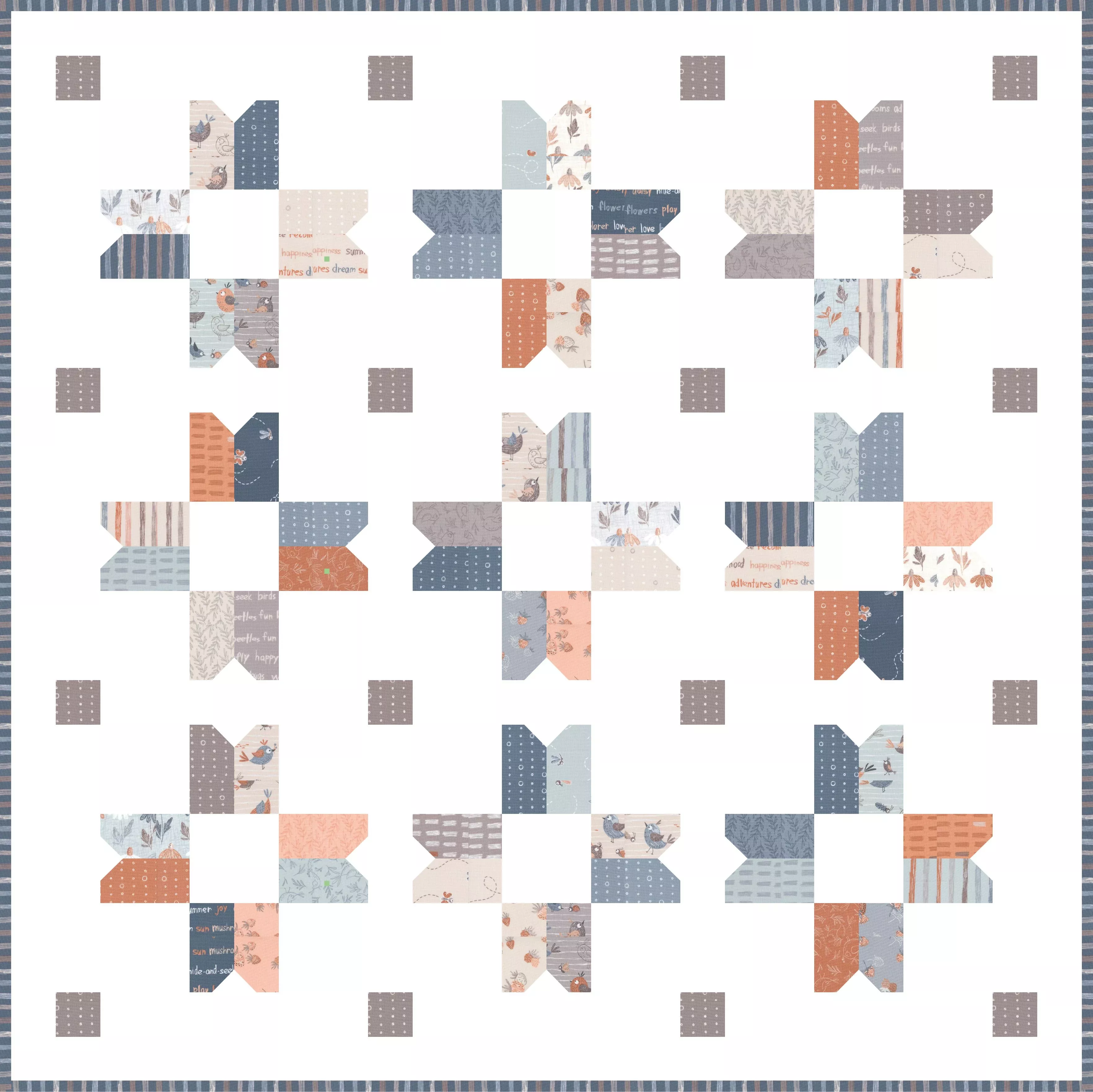Chirp by Elena Amo - Judson Quilt Kit
