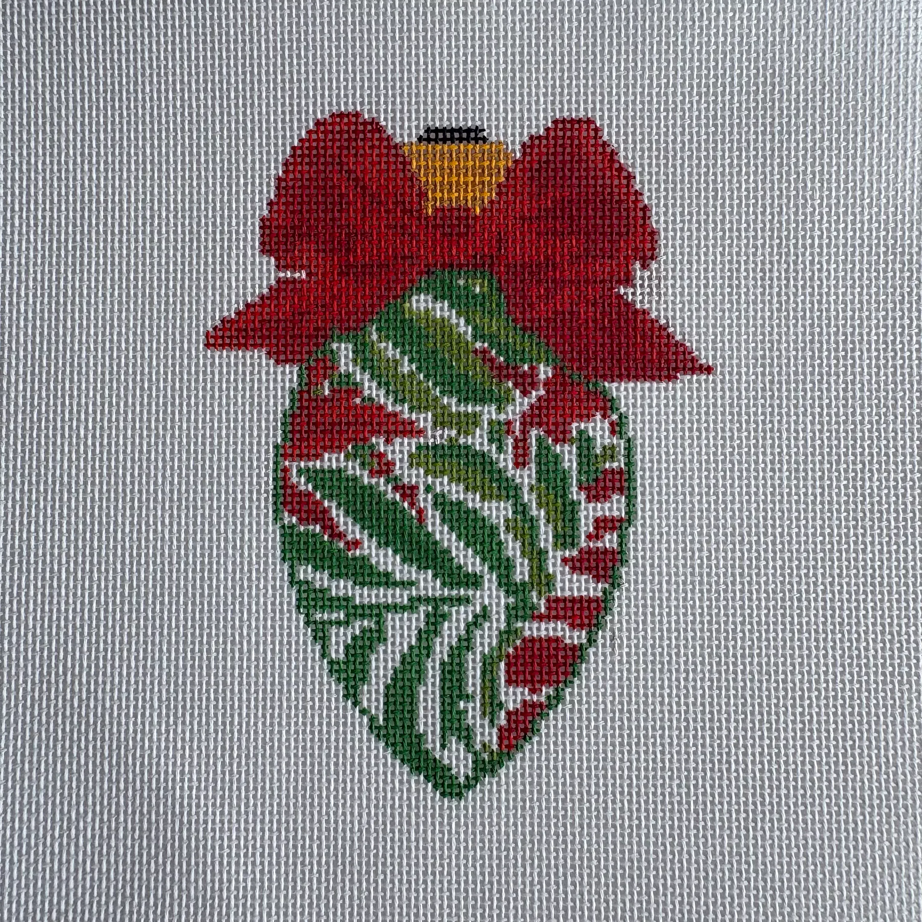 Christmas Light Bulb Red Bow