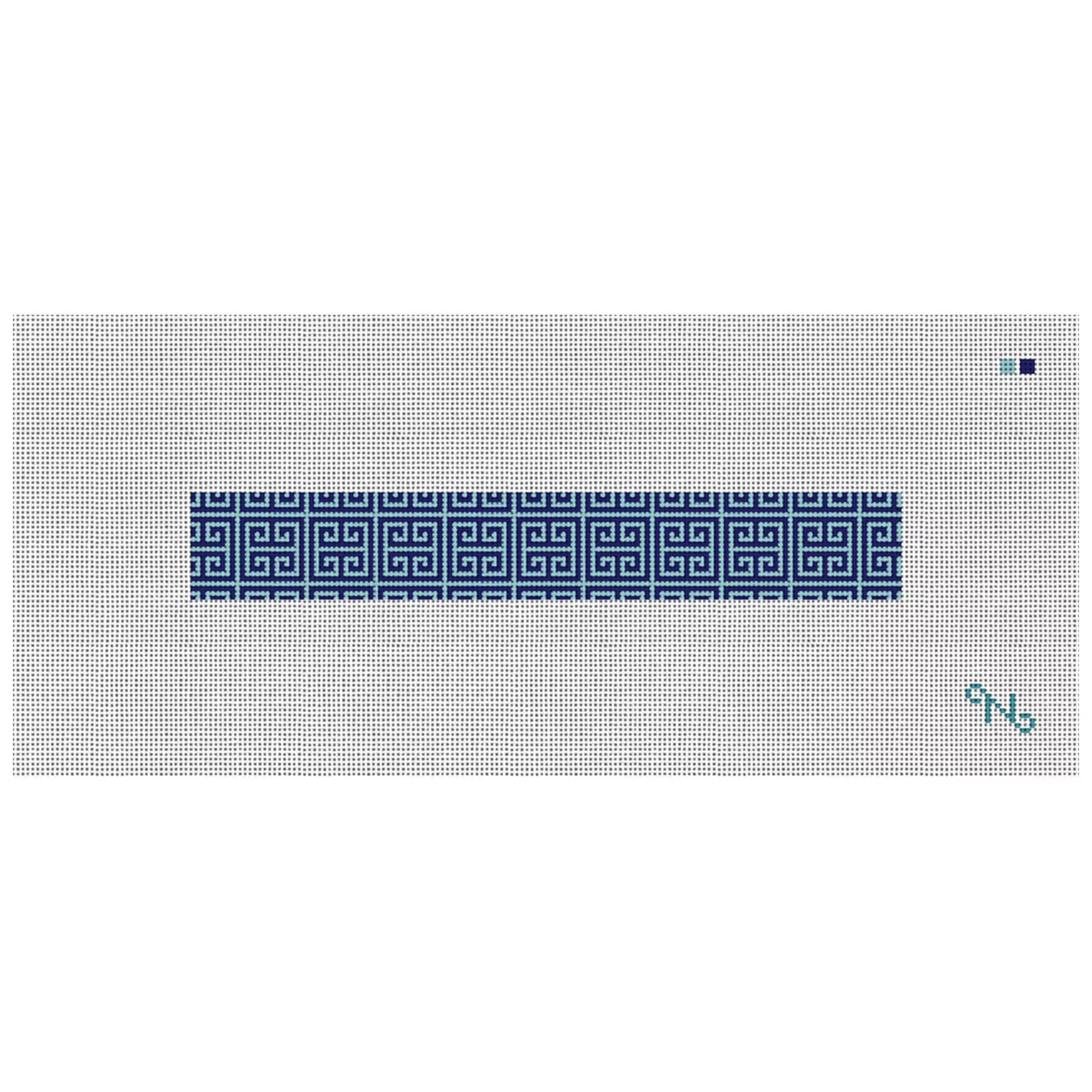 Classic Geometry Needlepoint Key Fob Kit
