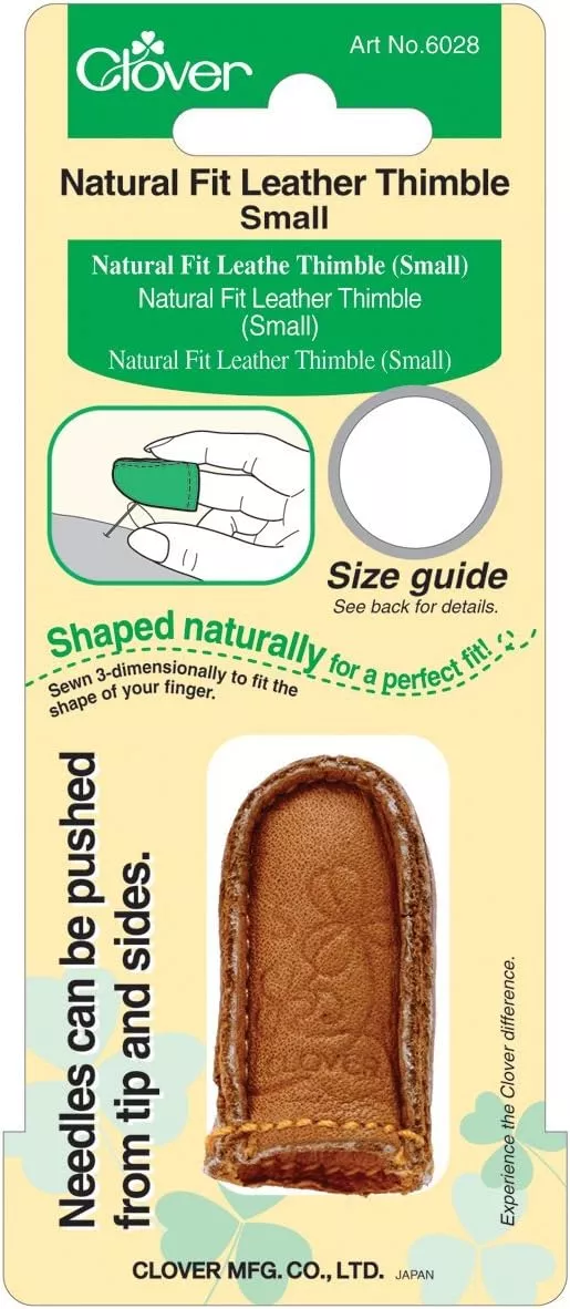 Clover Leather Thimble Small - CL6028