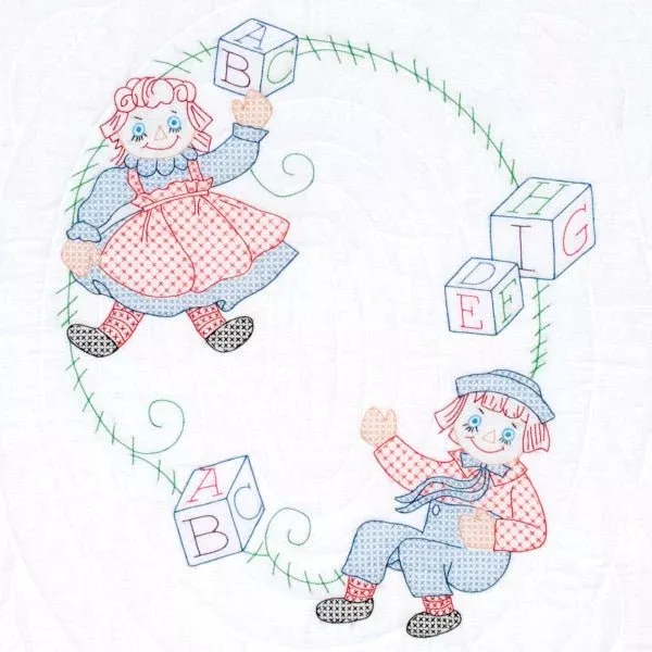 Crib Quilt Top - 4060-10 Ann & Andy