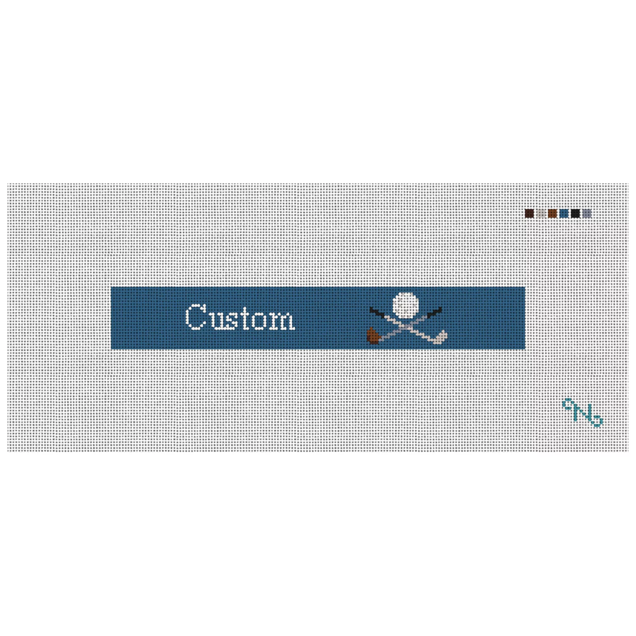 Custom Needlepoint Key Fob Kit