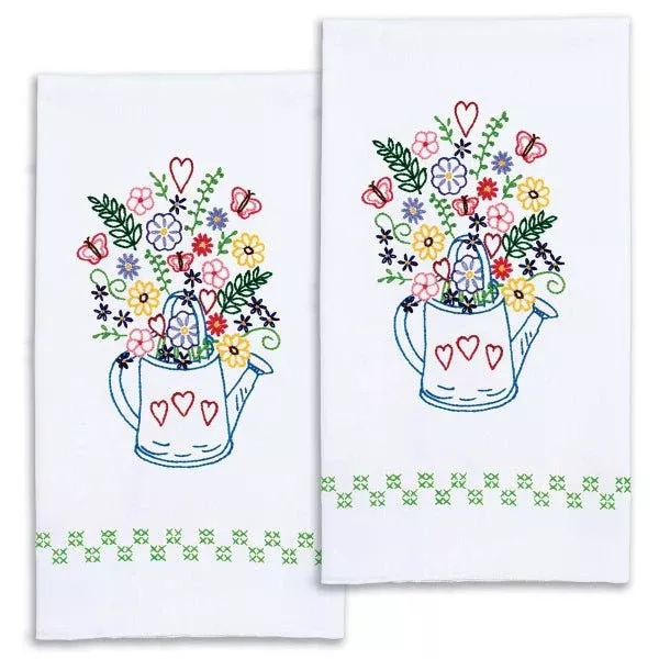 Decorative Hand Towel - 320-637 Watering Can