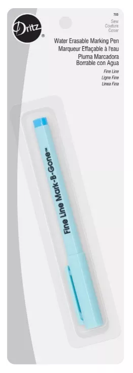 Dritz Fine Line Water Erasable Marking Pen in Blue - DZ700