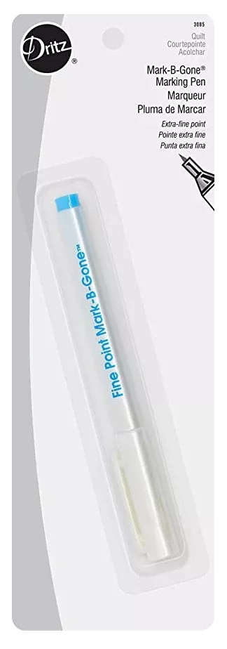 Dritz Quilter's Mark-B-Gone Fine Point Marking Pen in Blue - DZ3085