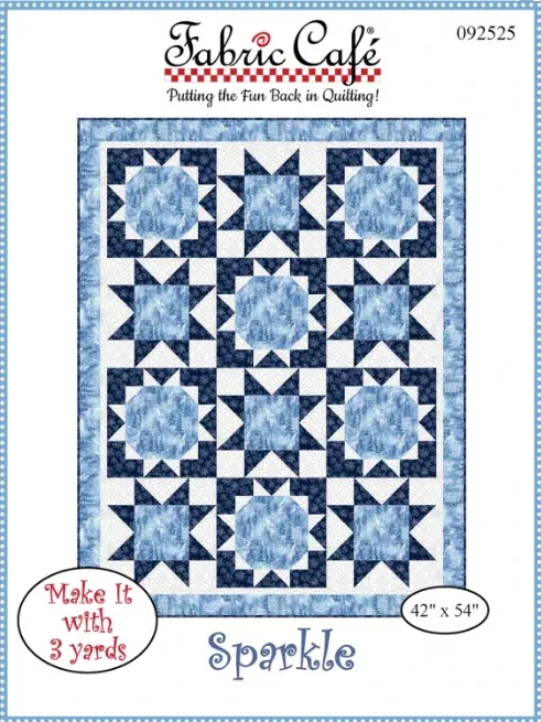 FC092525 Sparkle 3-yard Quilt Pattern