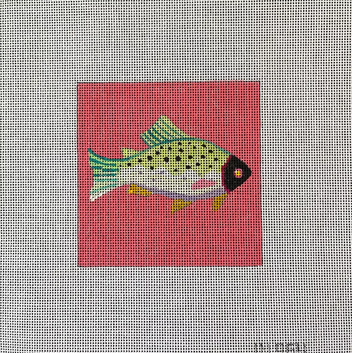 Fish on Lt Pink IN 474