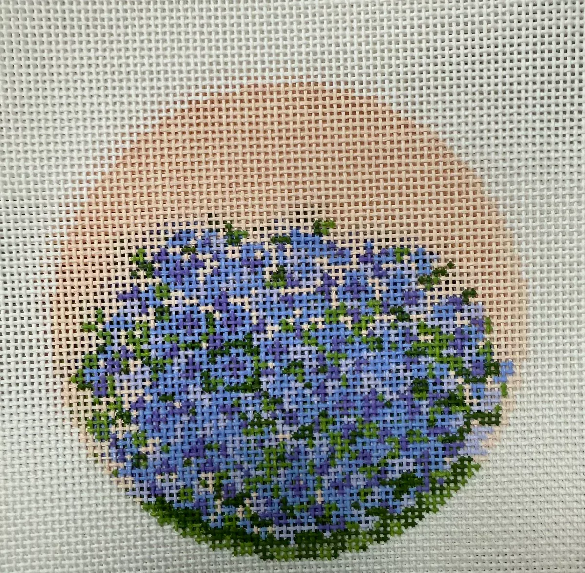Floral 5" Round Designed by Elizabeth Crane Swartz