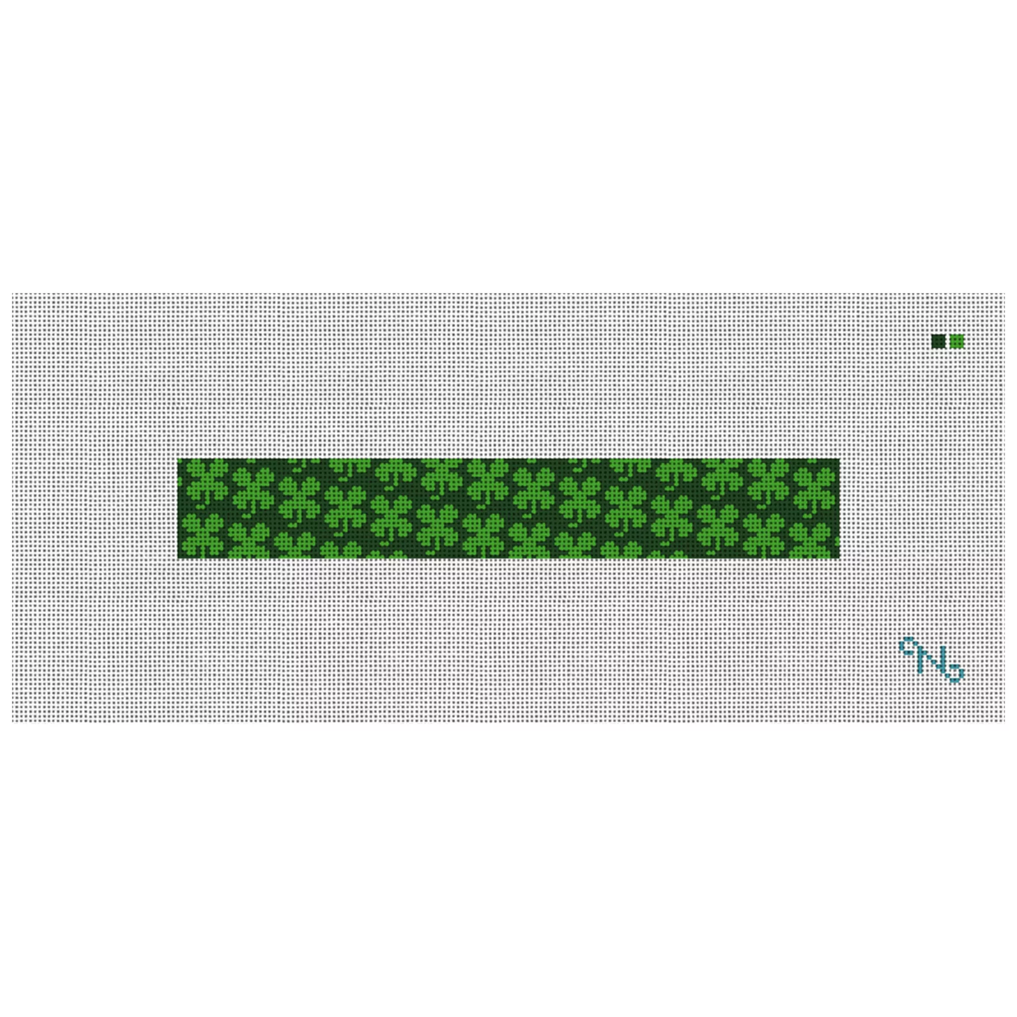 Four Leaf Clover Needlepoint Key Fob Kit