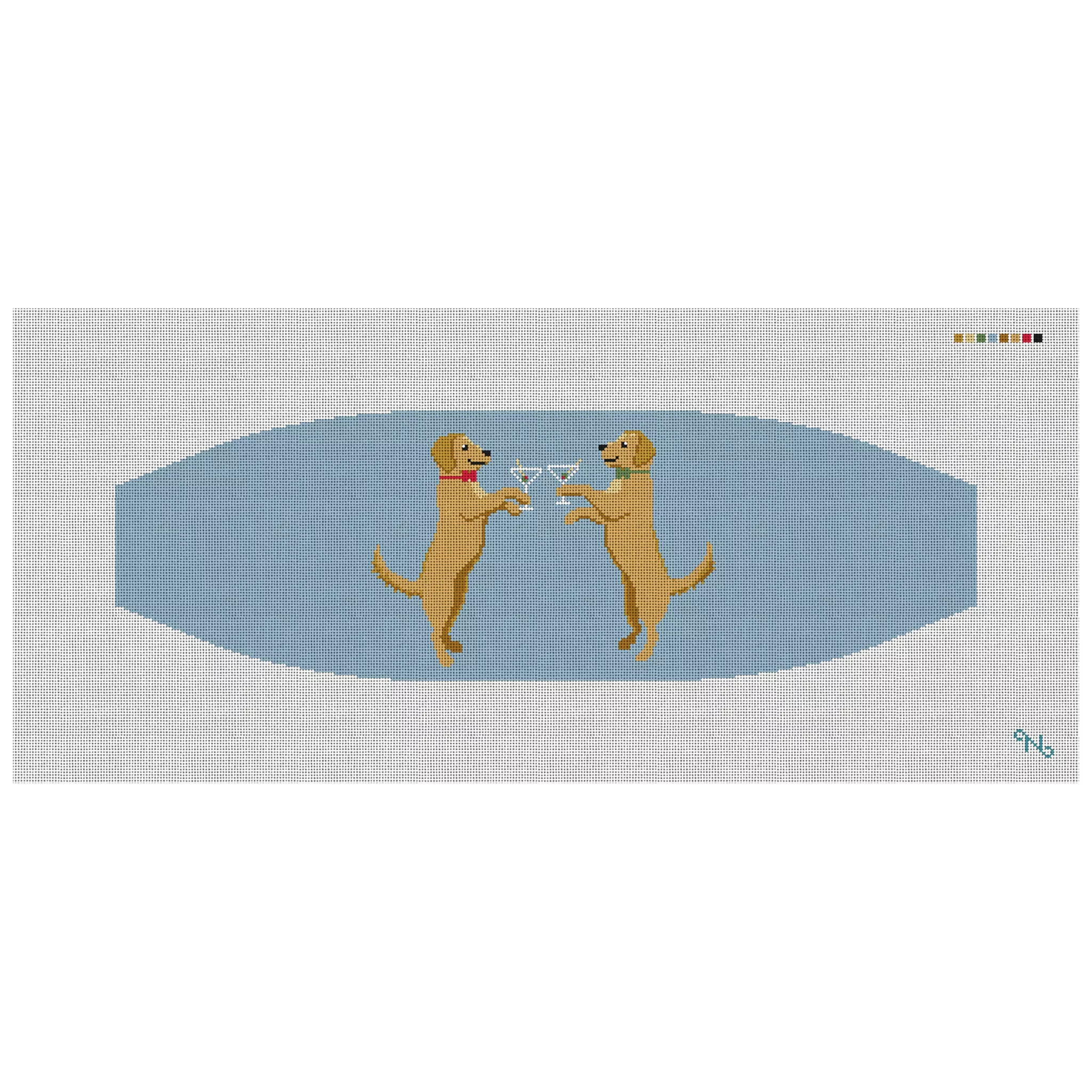 Golden Retriever Needlepoint Cummerbund Kit