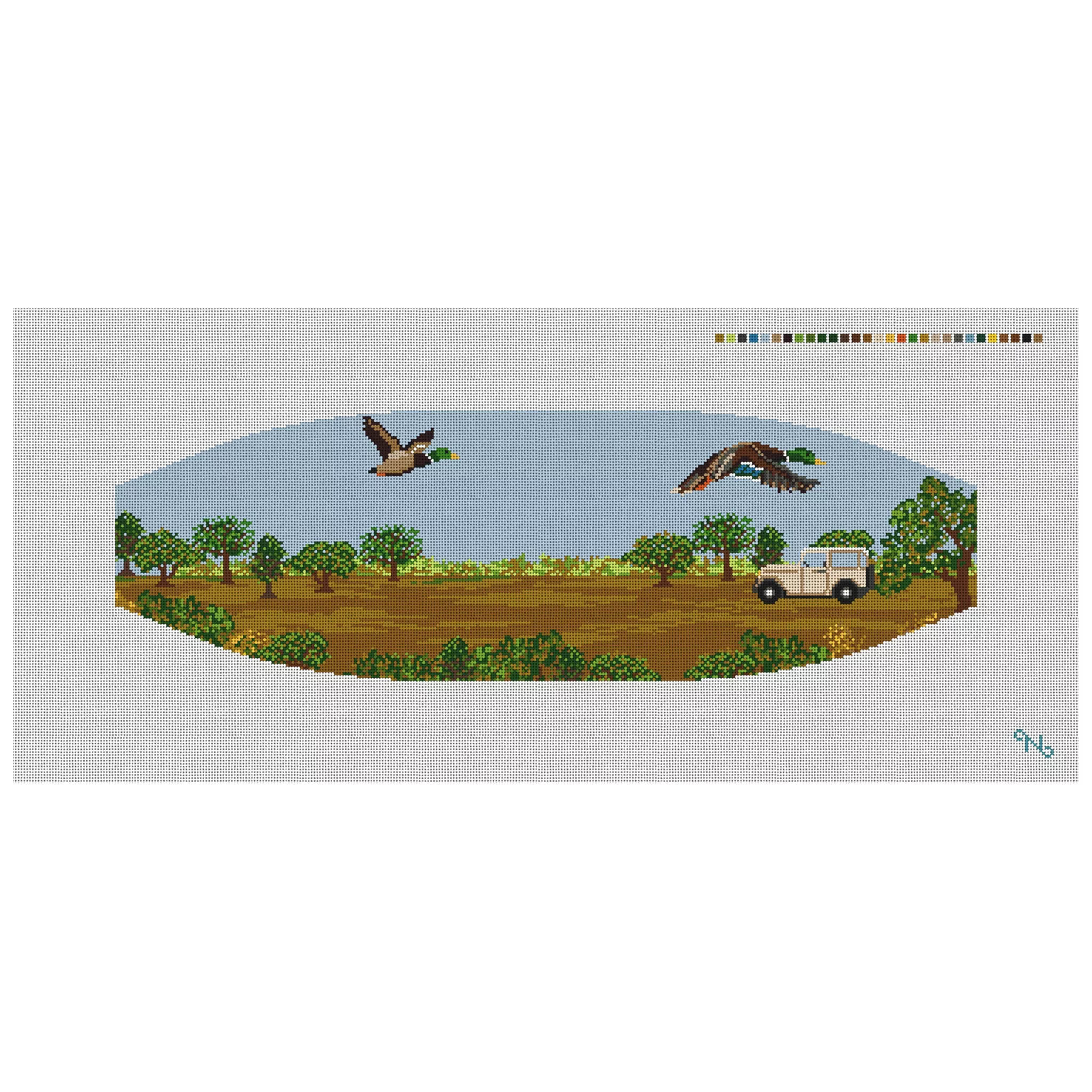 Great Outdoors Cummerbund Needlepoint Kit