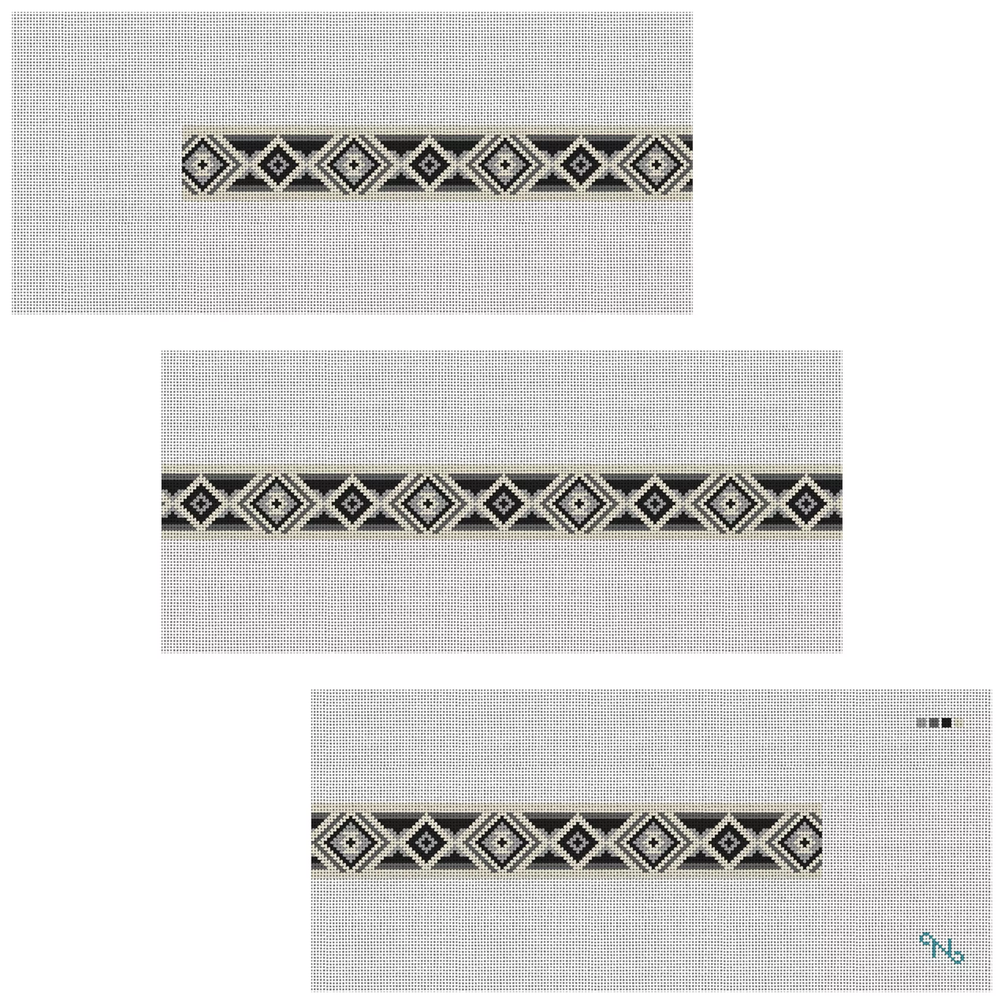 Grey Flannel Needlepoint Belt Kit