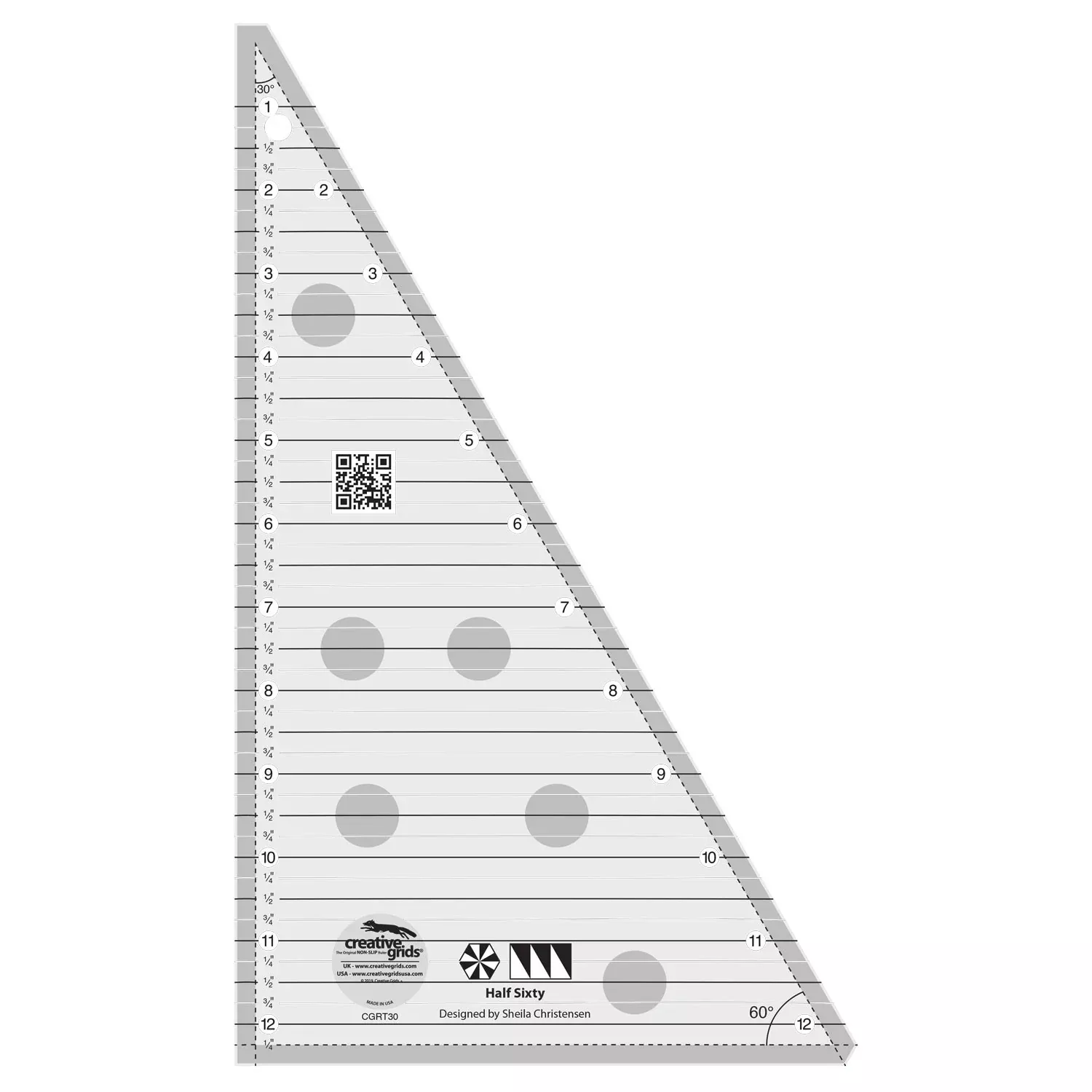 Half Sixty Triangle RulerCGRT30