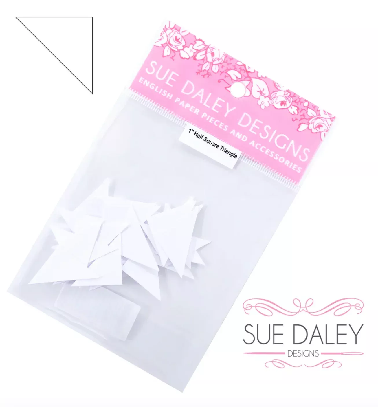 Half Square Triangle Papers and Acrylic Templates by Sue Daley - Multiple Sizes