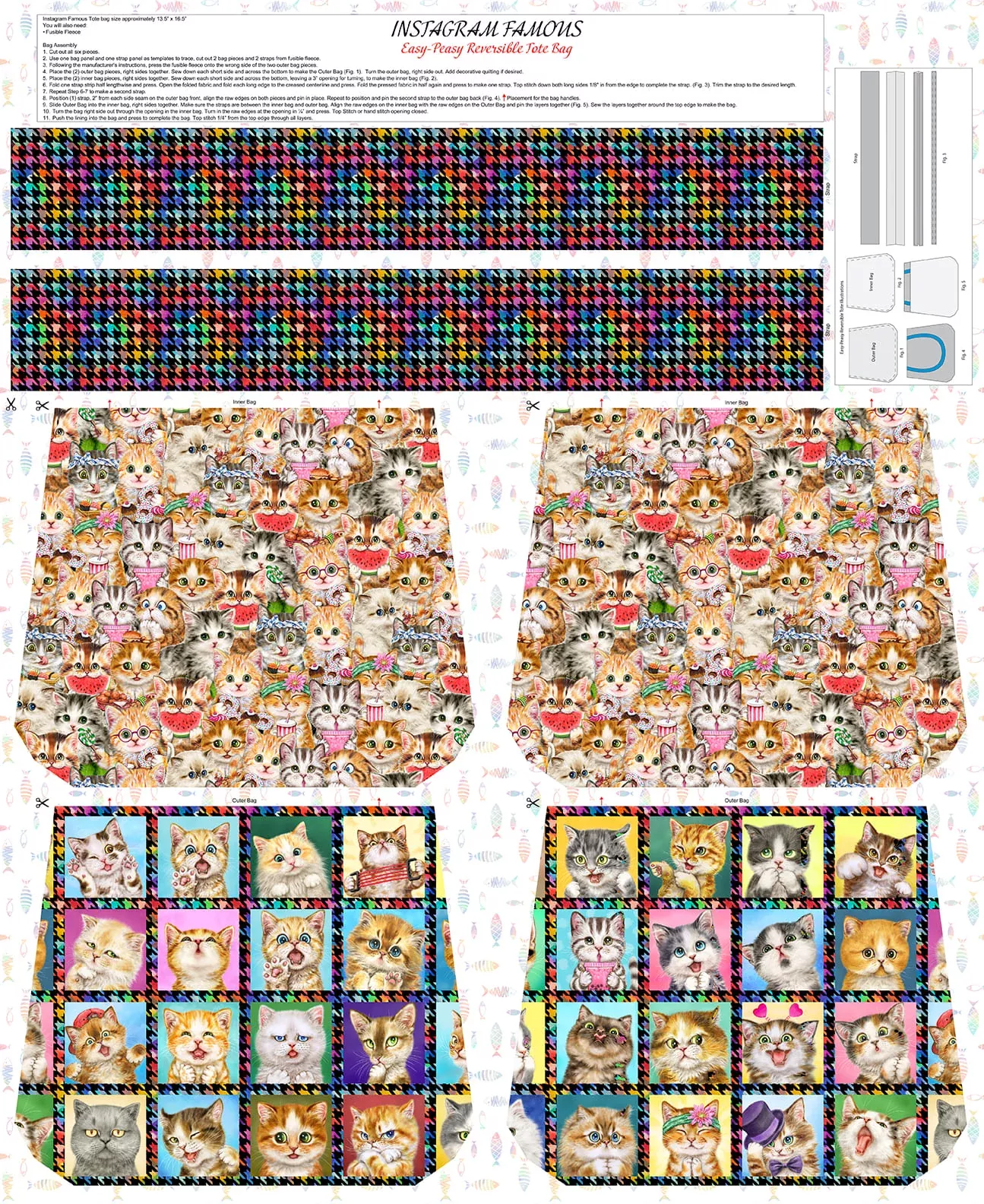 Instagram Famous by Kayomi Harai - Tote Bag Panel