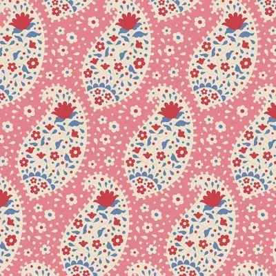 Jubilee Teardrop Pink by Tilda TIL100546