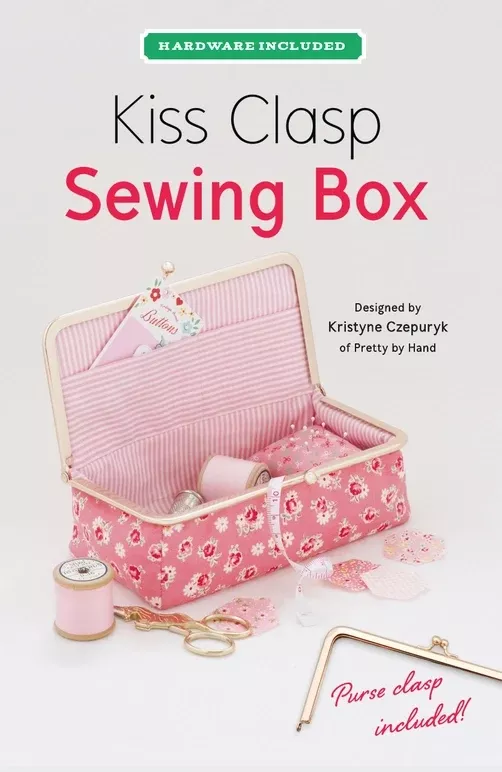 Kiss Clasp Sewing Box Pattern & Hardware
