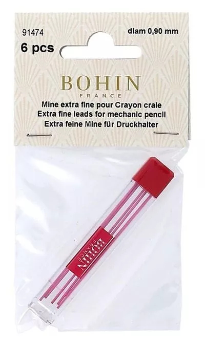 Mechanical Chalk Pencil Refill Pink- BOH91474