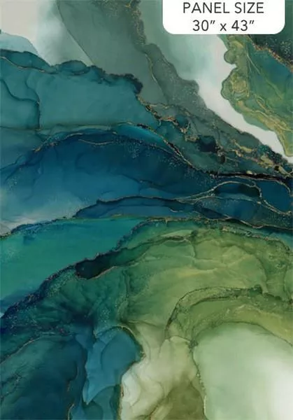 Midas Touch Teal/Green Panel