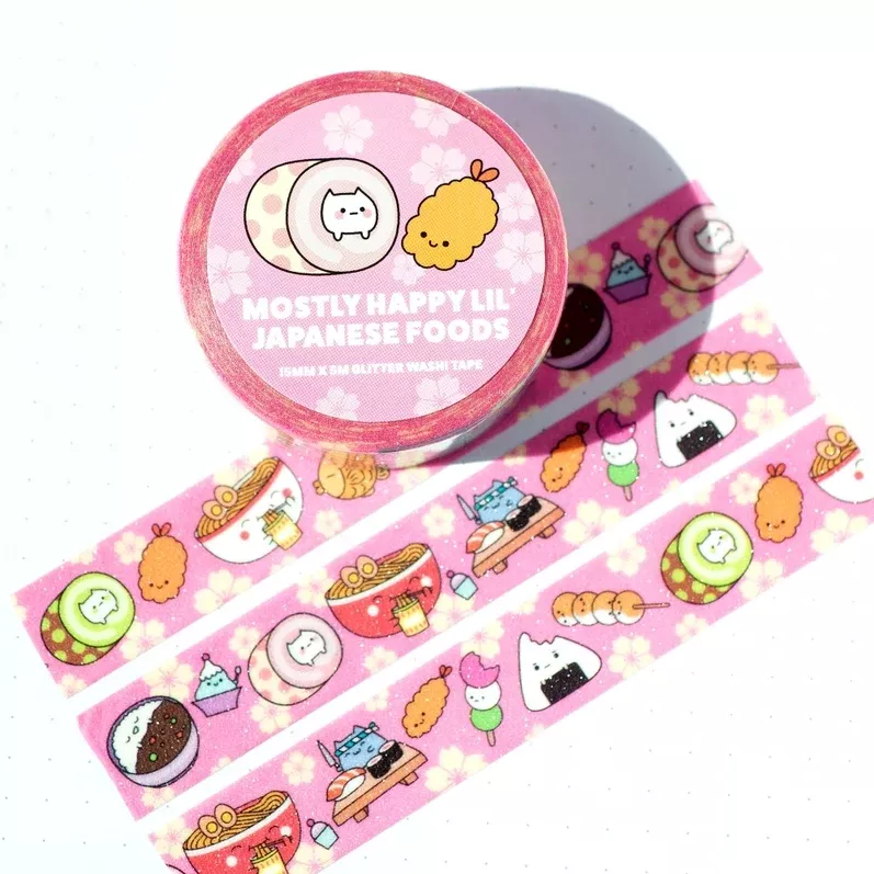 Mostly Happy Japanese Food Washi Tape