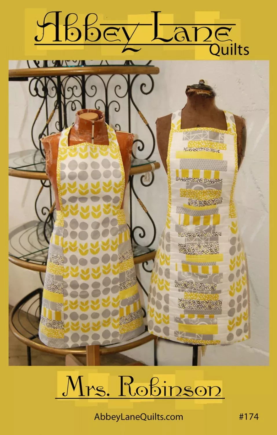 Mrs. Robinson Apron Pattern by Abbey Lane Quilts