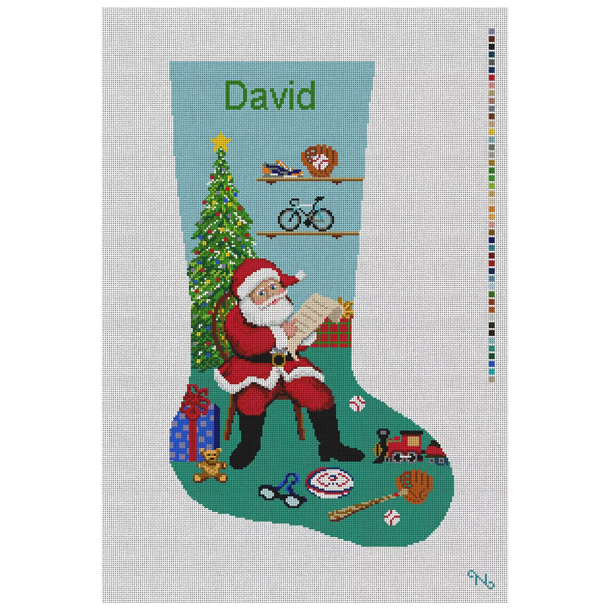 A Note To Santa Needlepoint Stocking Kit