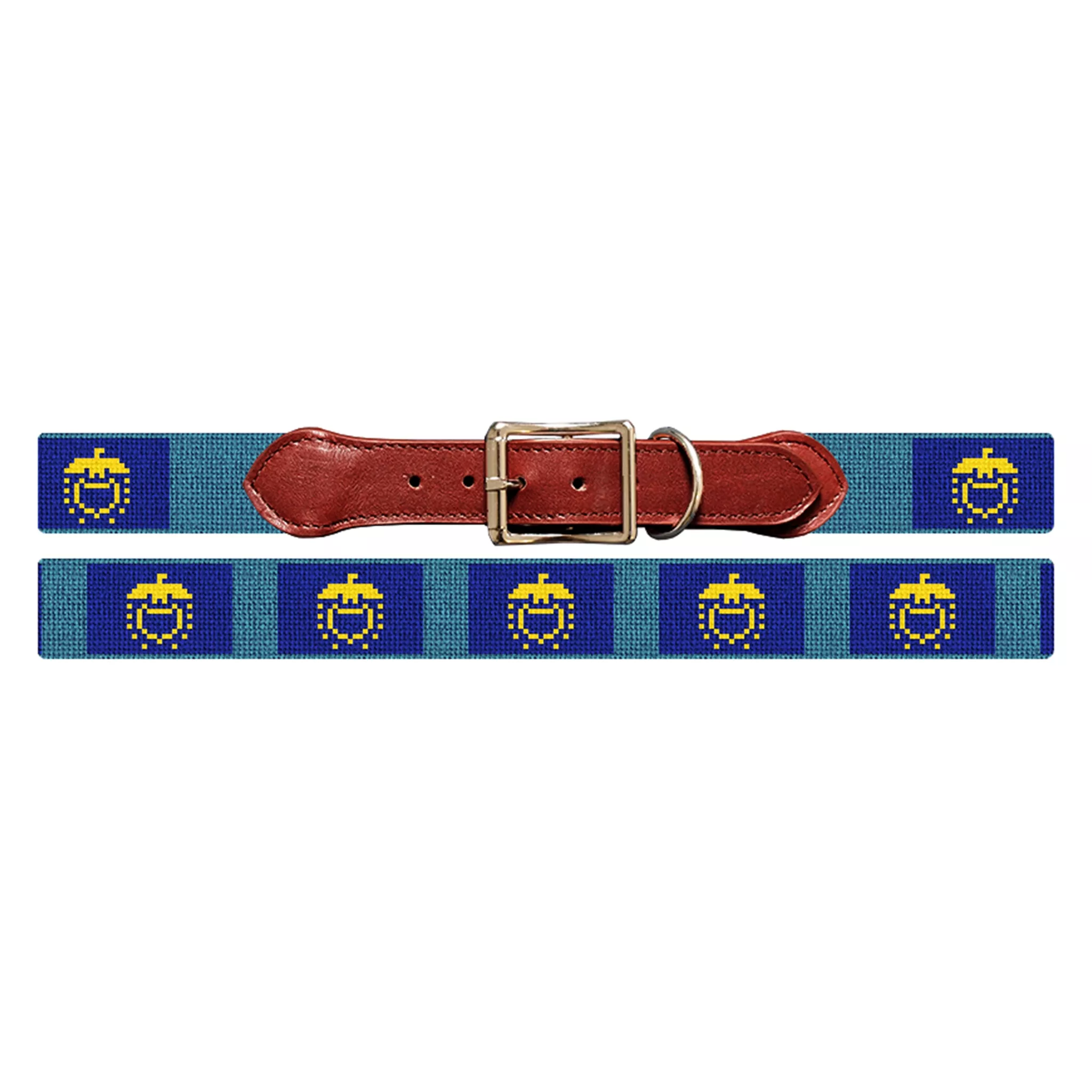 Oregon Flag Needlepoint Dog Collar